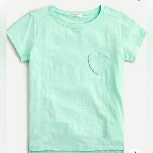Crewcuts by J. Crew Girls Short Sleeve Heart Pocket Tee